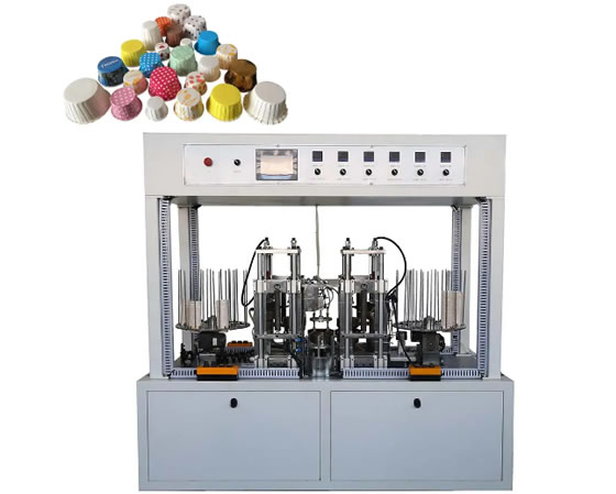 JKB-C Automatic intelligent double working station roll cup machine